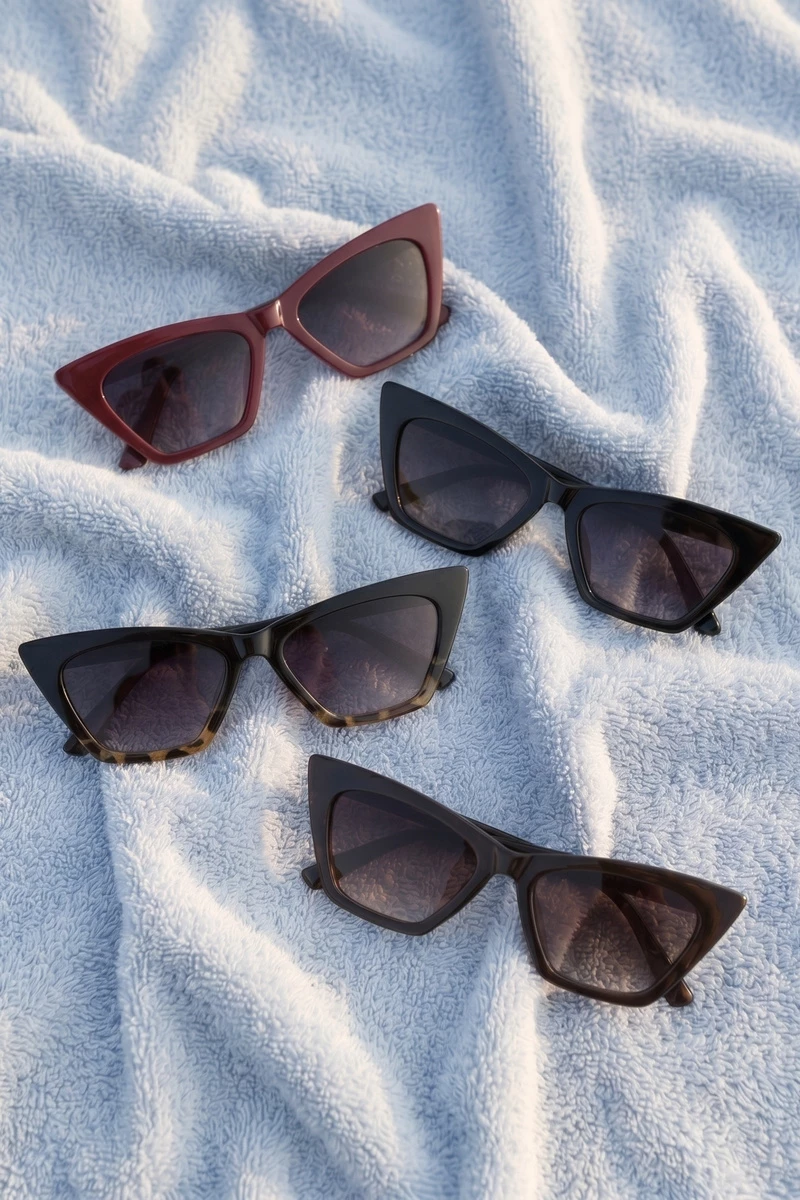 Sharp Point Cat Eye Sunglasses