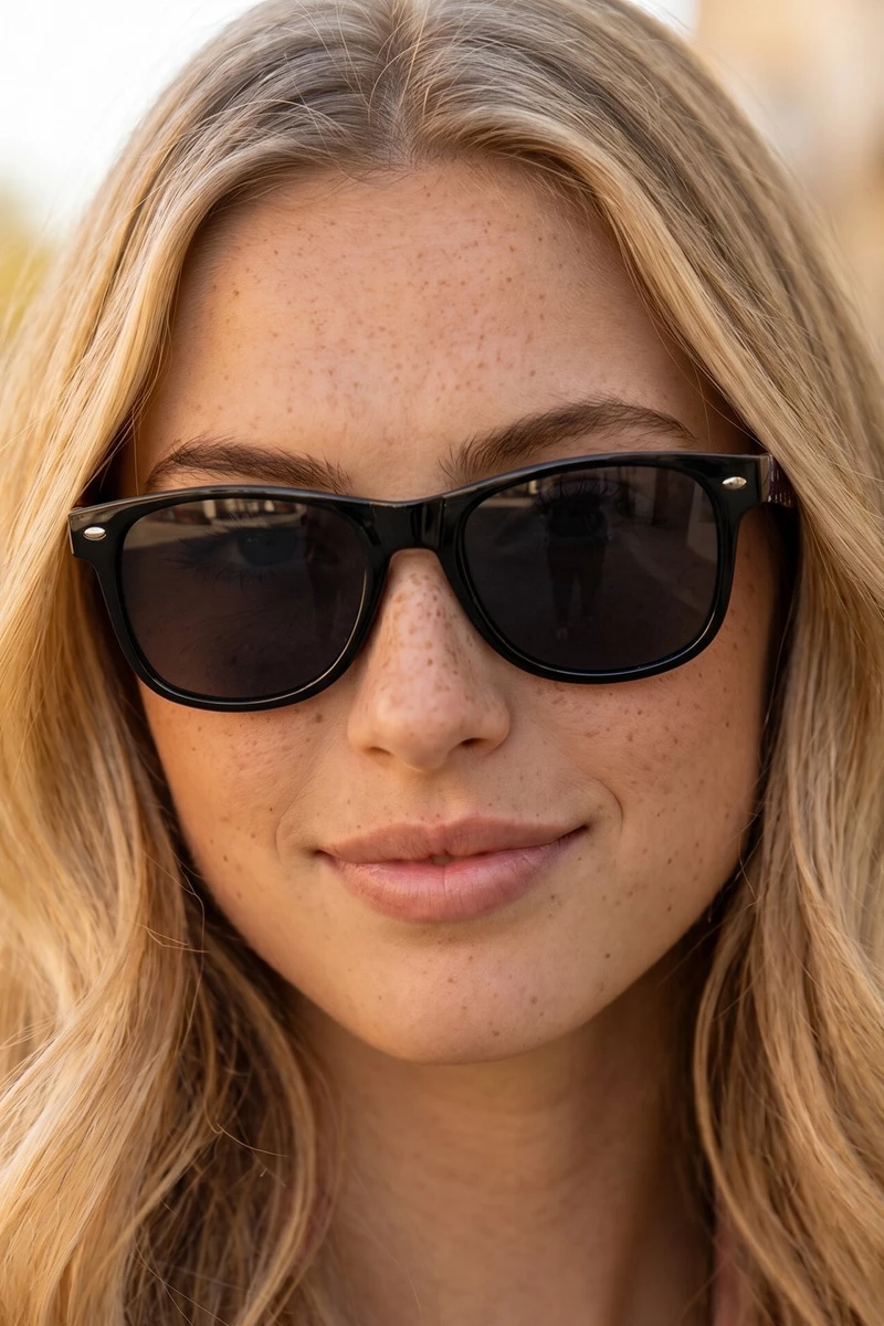 Classic Wayfarer Style Sunglasses