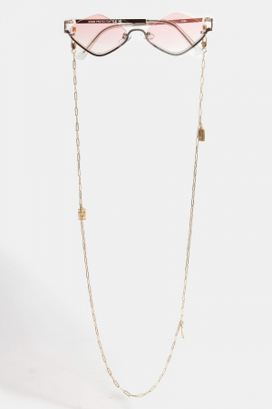 Rectangle Charm Glasses Chain