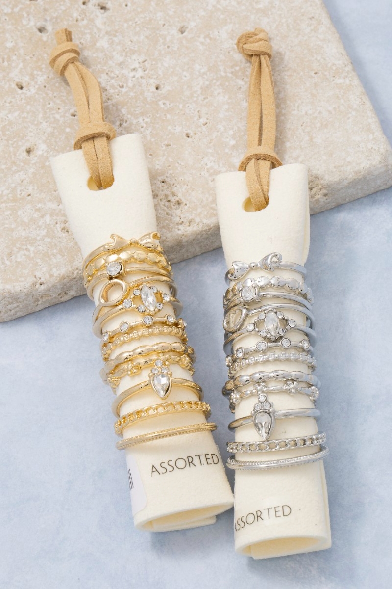 Twelve Piece Multi Ring Set