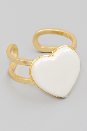Heart Charm Ring
