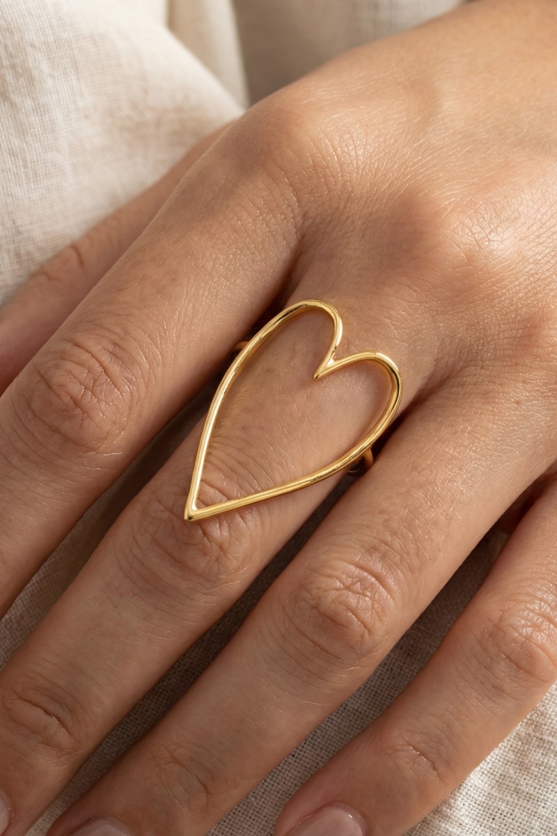 Heart Cut Out Ring