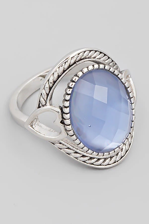 Solitaire Gemstone Fashion Ring