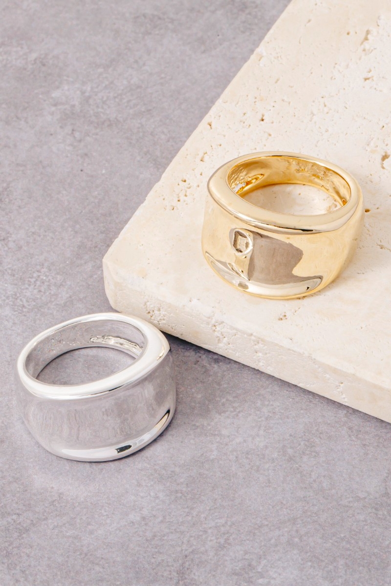 Chunky Sculpted Dome Ring