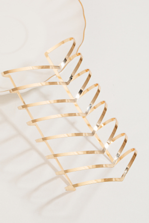 Metallic Arrow Long Cuff Bracelet
