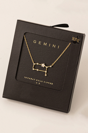 Secret Box Gemini Constellation Necklace
