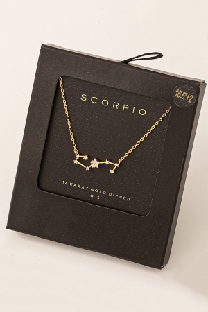 Secret Box Scorpio Constellation Necklace