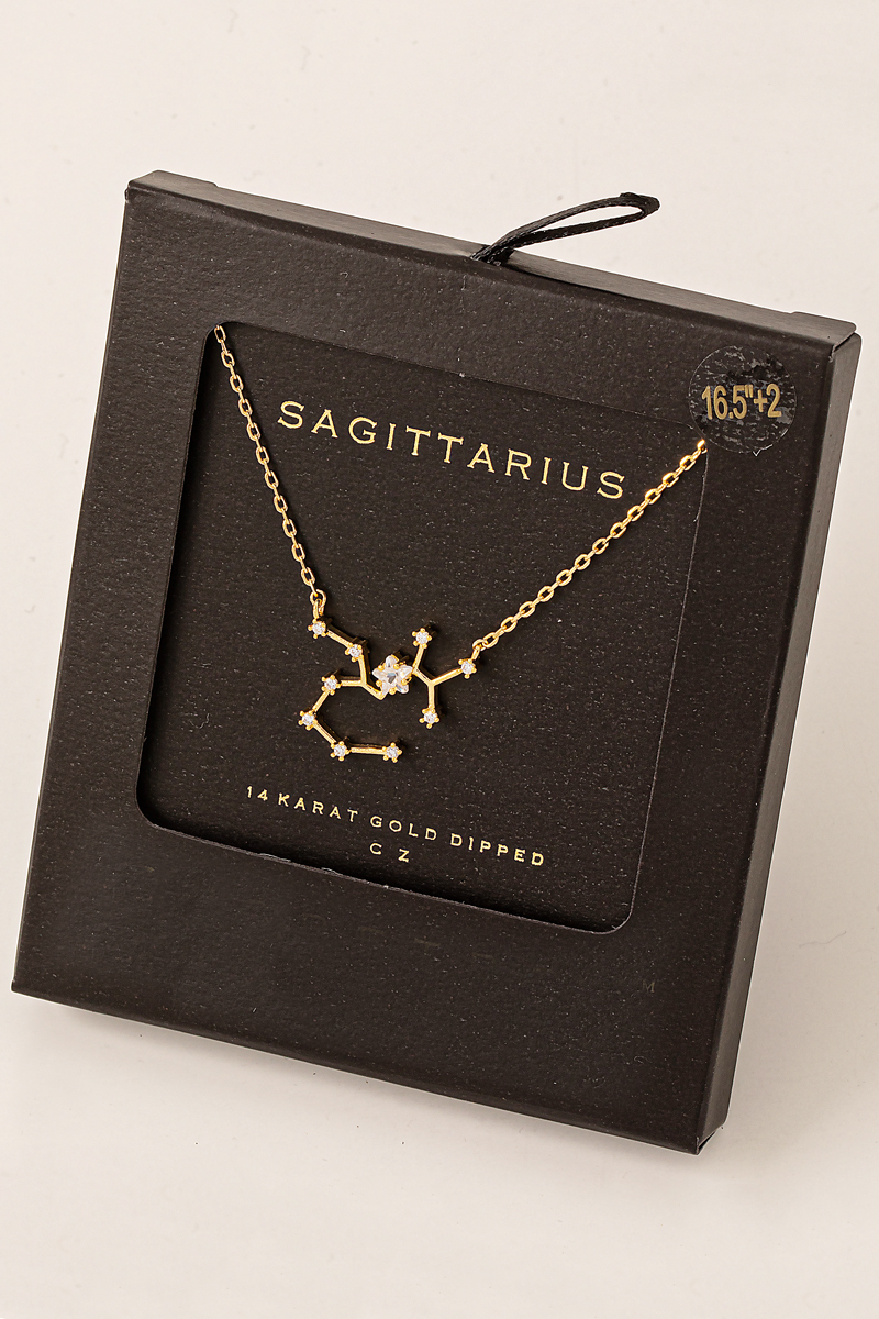 Secret Box Sagittarius Constellation Necklace