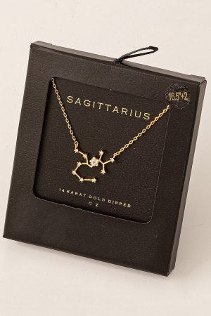 Secret Box Sagittarius Constellation Necklace