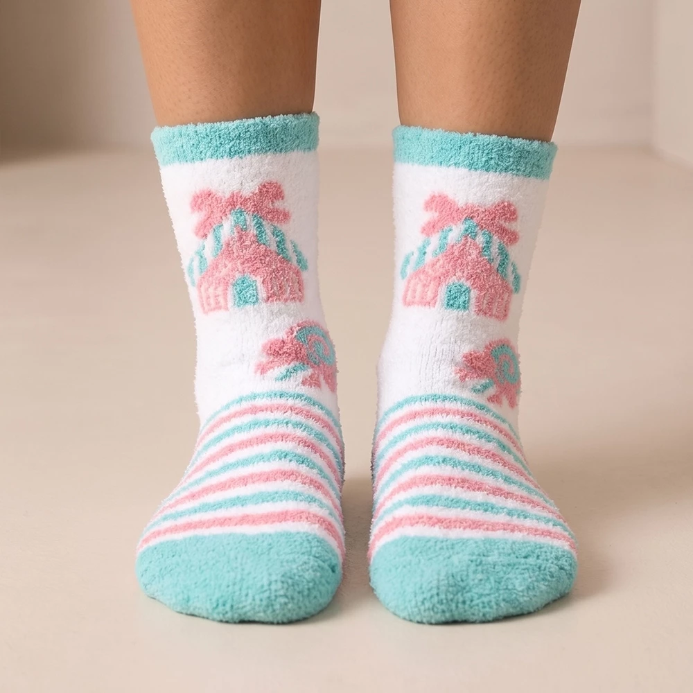 Pastel Christmas Cozy Socks Set