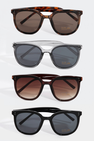 Simple Plastic Frame Sunglasses