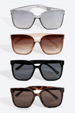Plastic Square Lens Sunglasses
