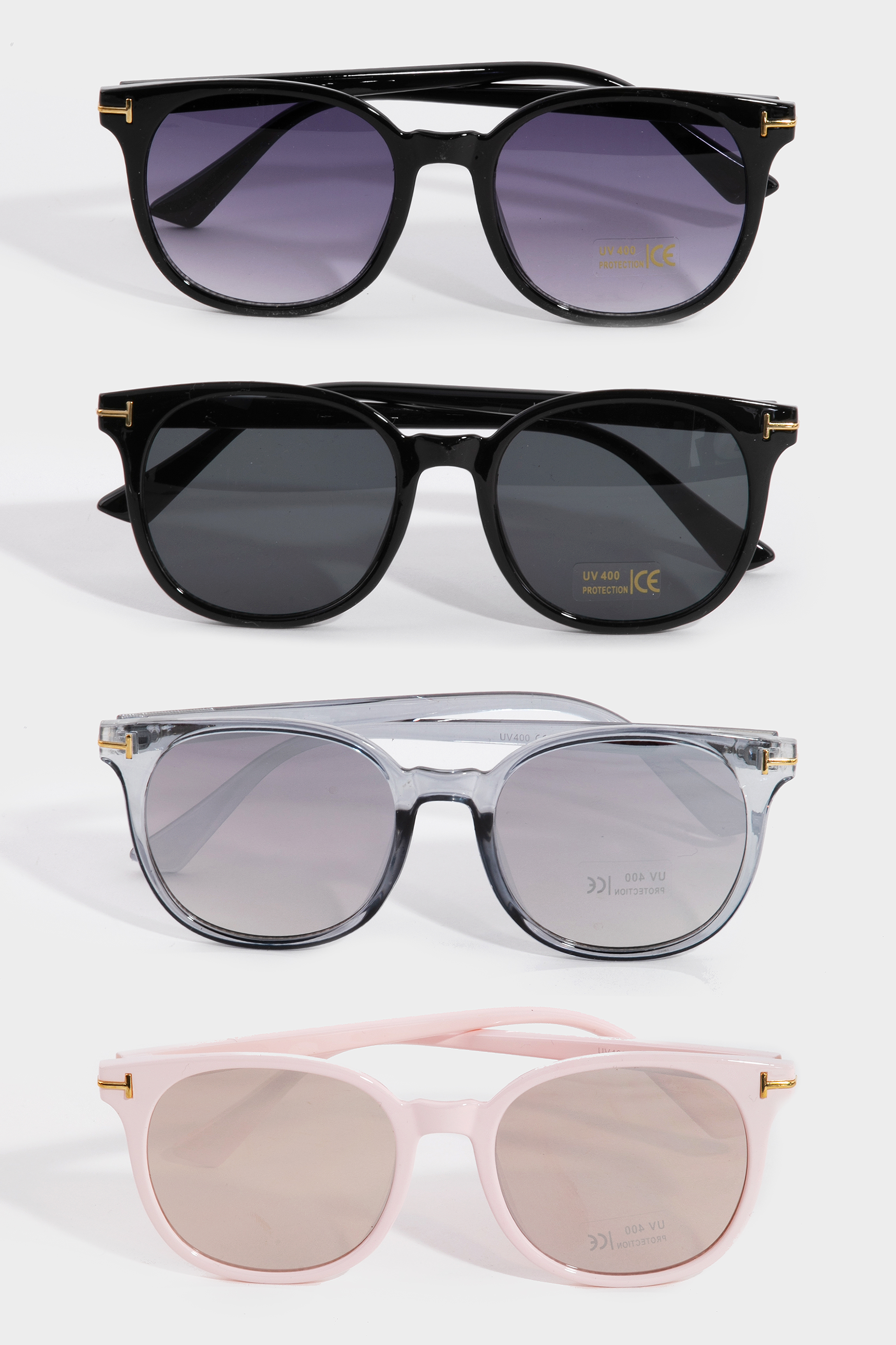 Thin Frame Round Lens Sunglasses