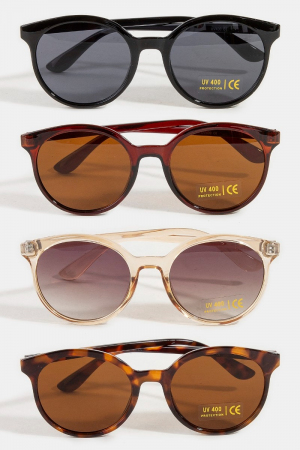Assorted Round Lens Sunglasses Set