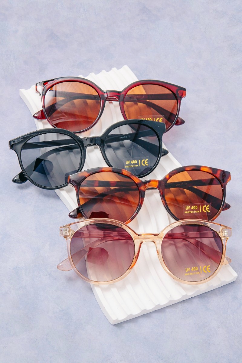 Assorted Round Lens Sunglasses Set