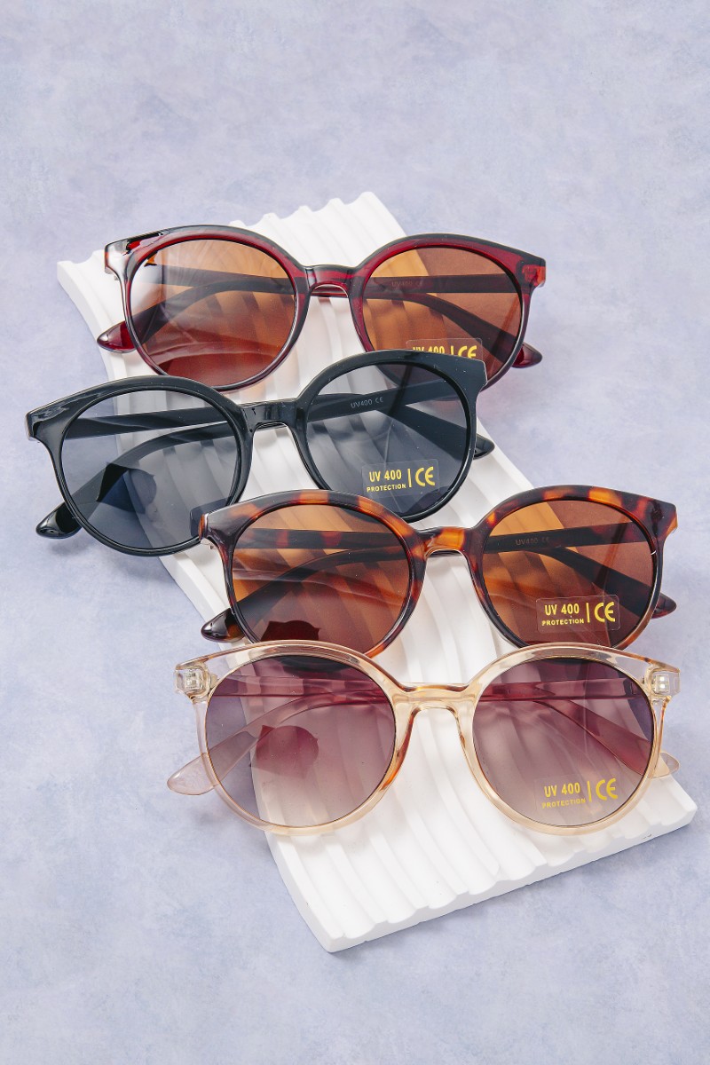 Assorted Round Lens Sunglasses Set