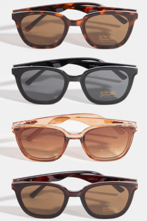 Simple Square Frame Sunglasses Set