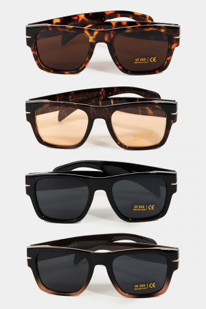 Tortoise Square Frame Sunglasses