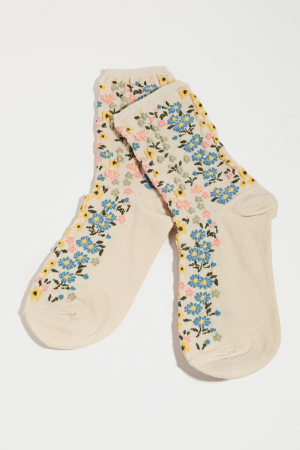 Assorted Flower Pattern Socks