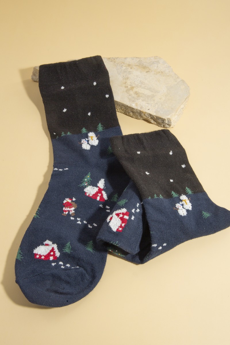 Festive Christmas Scenery Embroi...